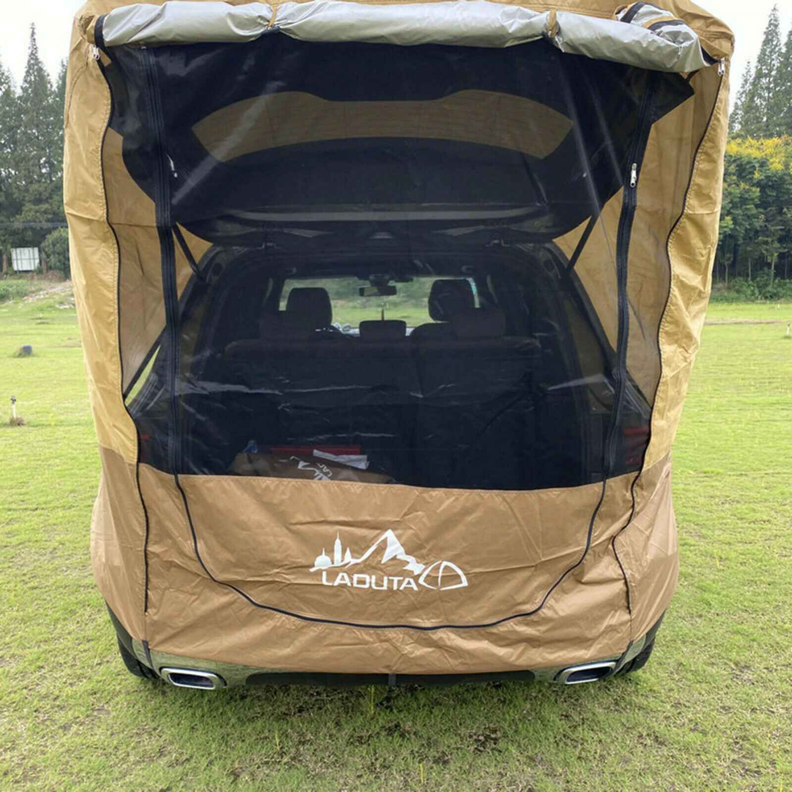Cheap Goat Tents Car Trunk Tent Sunshade Rainproof For Self driving Tour Barbecue Outdoor Mobile Kitchen Camping Car Tail Extension Tent   